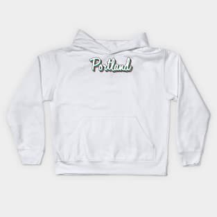 Retro Portland Kids Hoodie